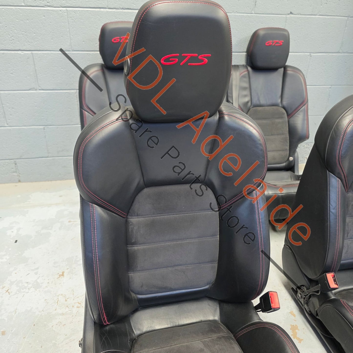 Porsche Cayenne 958 GTS Interior Set of Alcantara Seats & Door Cards