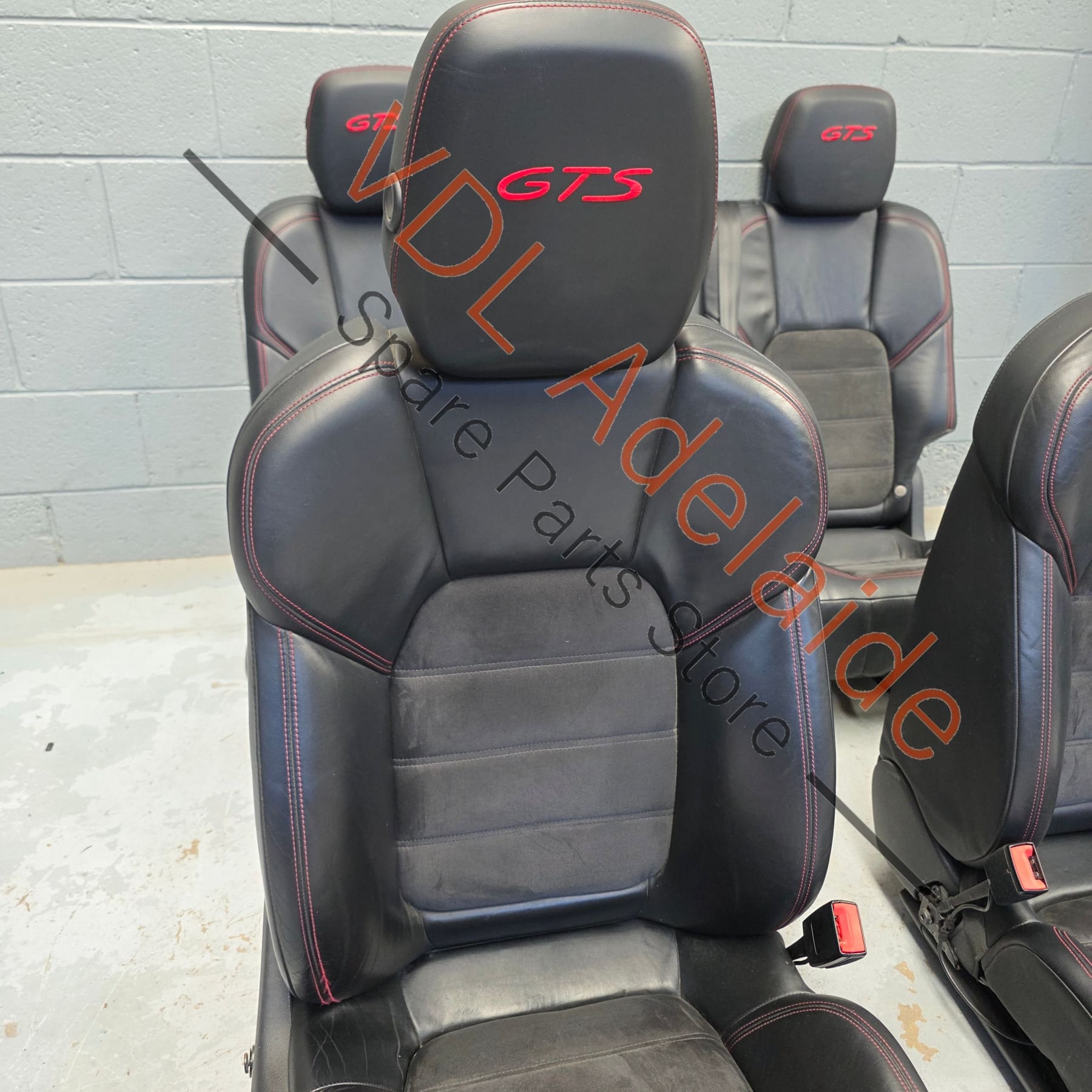 Porsche Cayenne 958 GTS Interior Set of Alcantara Seats & Door Cards