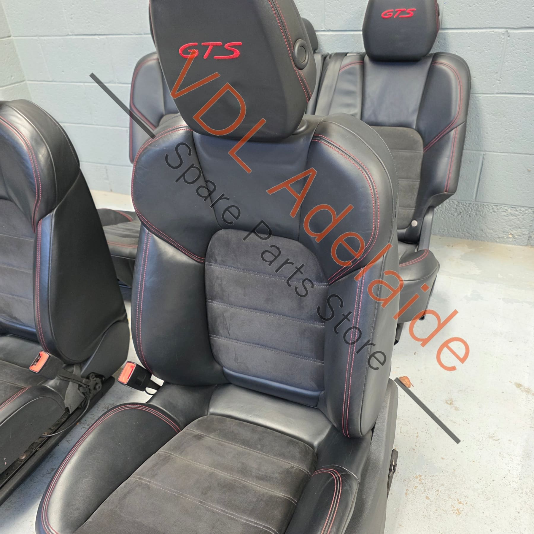 Porsche Cayenne 958 GTS Interior Set of Alcantara Seats & Door Cards