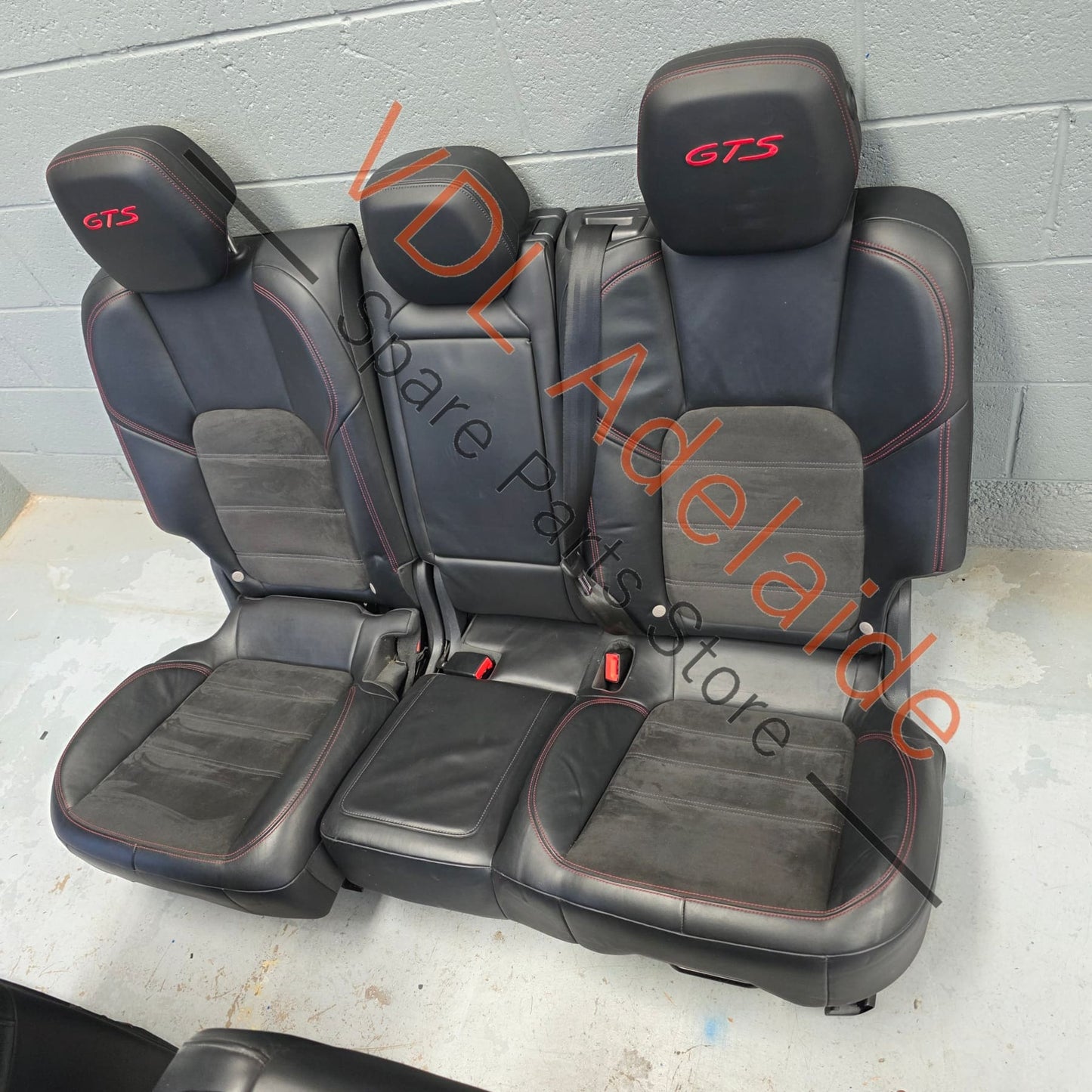Porsche Cayenne 958 GTS Interior Set of Alcantara Seats & Door Cards