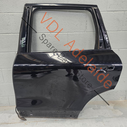 958833055 95853301100   Porsche Cayenne 958 Rear Left Door Shell Panel Jet Black Metallic 2T / C9X