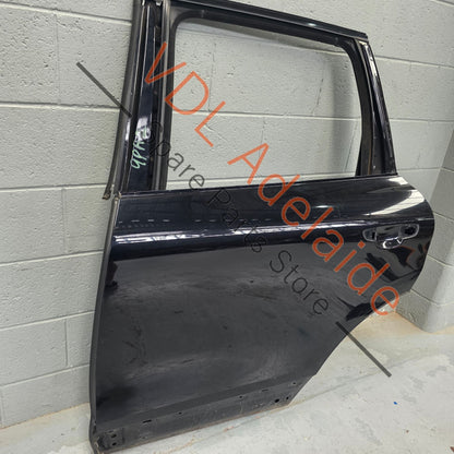 958833055 95853301100   Porsche Cayenne 958 Rear Left Door Shell Panel Jet Black Metallic 2T / C9X