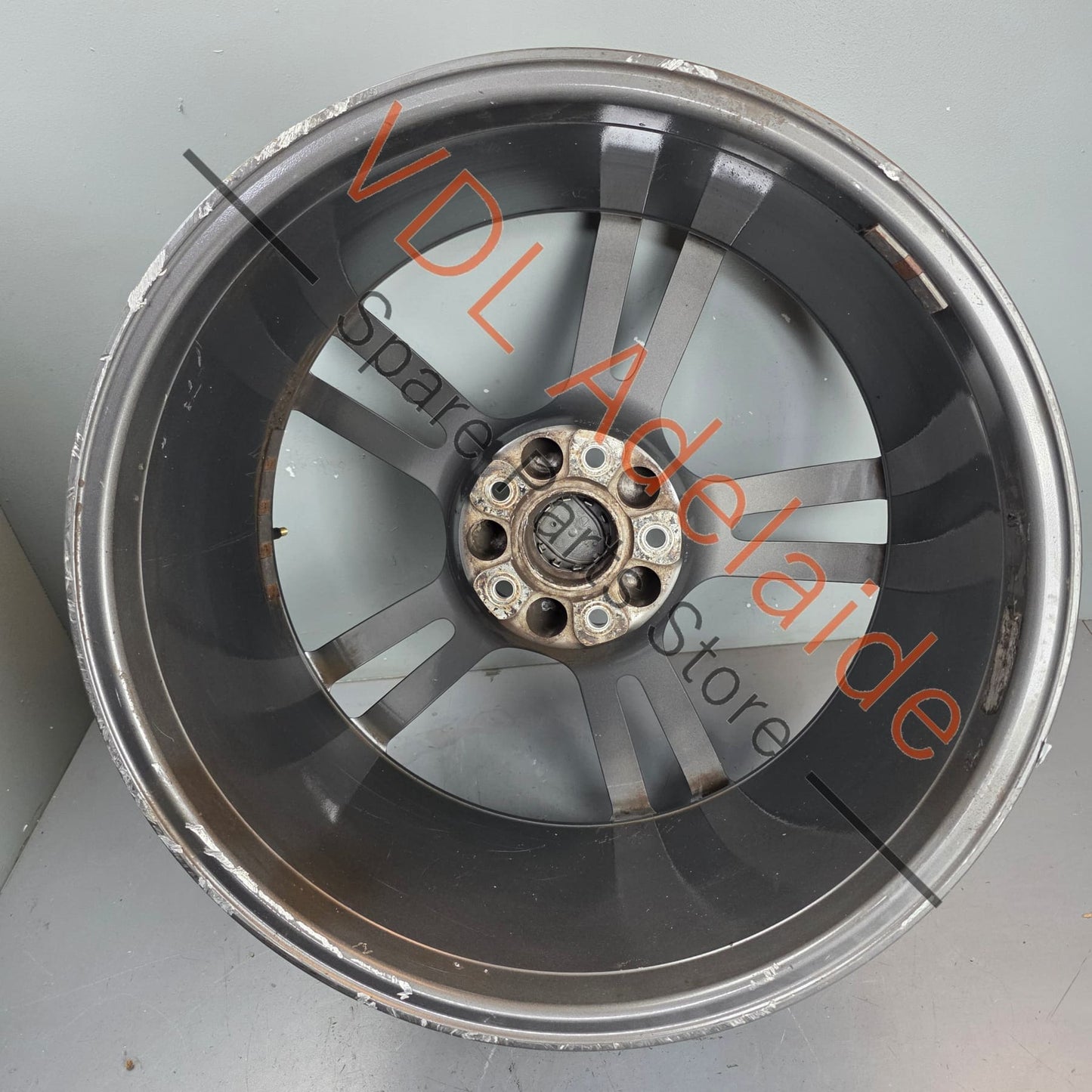 7P5601025M 95836214202   Porsche Cayenne Q7 Touareg 21in x 10in Alloy Wheel Turbo Design 7P5601025M 95836214202 #01