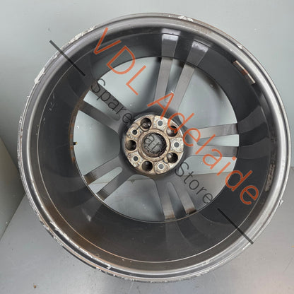 7P5601025M 95836214202   Porsche Cayenne Q7 Touareg 21in x 10in Alloy Wheel Turbo Design 7P5601025M 95836214202 #01