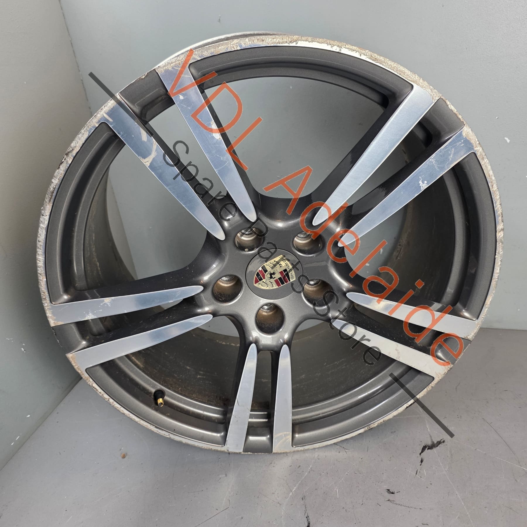 7P5601025M 95836214202   Porsche Cayenne Q7 Touareg 21in x 10in Alloy Wheel Turbo Design 7P5601025M 95836214202 #02