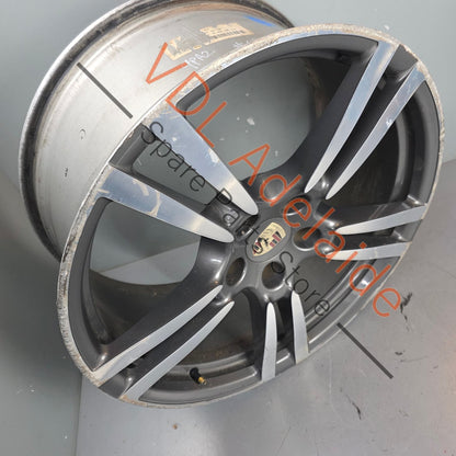 7P5601025M 95836214202   Porsche Cayenne Q7 Touareg 21in x 10in Alloy Wheel Turbo Design 7P5601025M 95836214202 #02