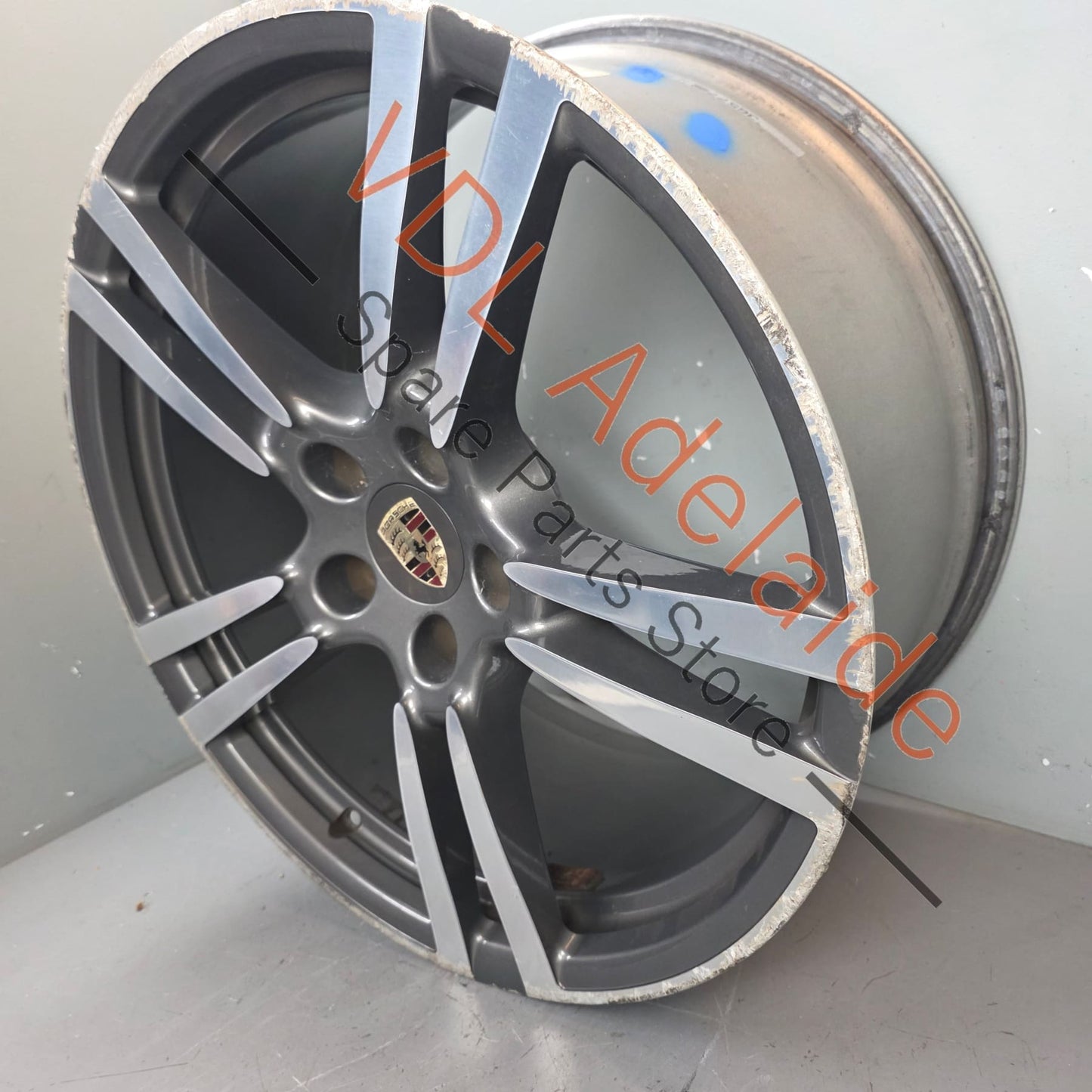 7P5601025M 95836214202   Porsche Cayenne Q7 Touareg 21in x 10in Alloy Wheel Turbo Design 7P5601025M 95836214202 #03