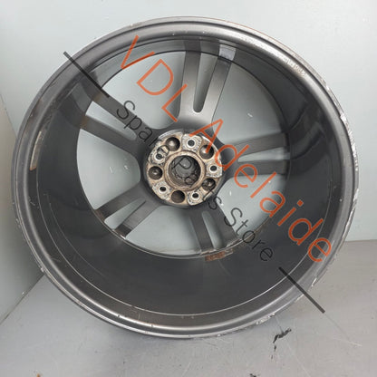 7P5601025M 95836214202   Porsche Cayenne Q7 Touareg 21in x 10in Alloy Wheel Turbo Design 7P5601025M 95836214202 #03