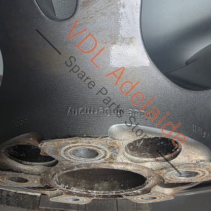 7P5601025M 95836214202   Porsche Cayenne Q7 Touareg 21in x 10in Alloy Wheel Turbo Design 7P5601025M 95836214202 #04 **MINOR DAMAGE*