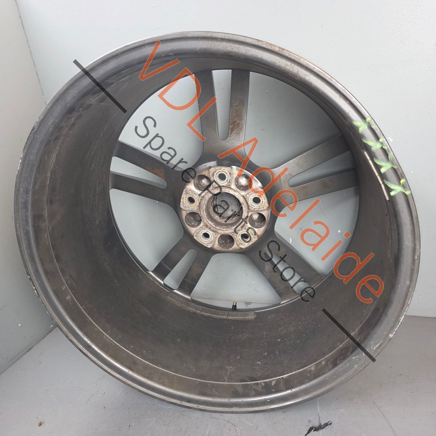 7P5601025M 95836214202   Porsche Cayenne Q7 Touareg 21in x 10in Alloy Wheel Turbo Design 7P5601025M 95836214202 #04 **MINOR DAMAGE*