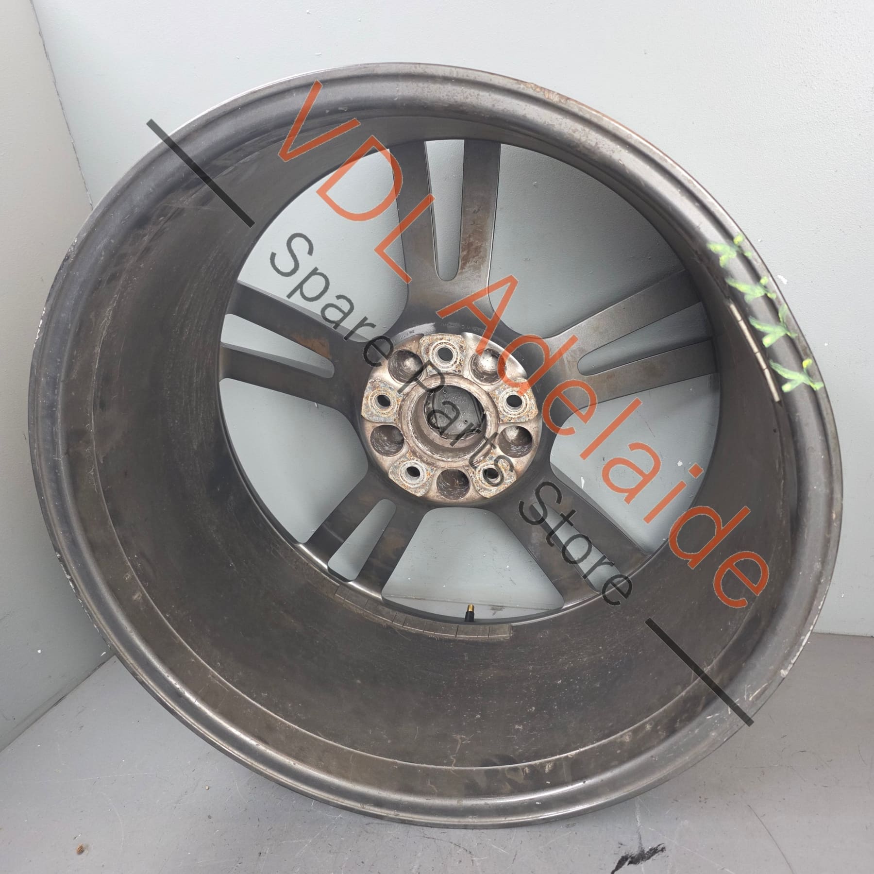 7P5601025M 95836214202   Porsche Cayenne Q7 Touareg 21in x 10in Alloy Wheel Turbo Design 7P5601025M 95836214202 #04 **MINOR DAMAGE*