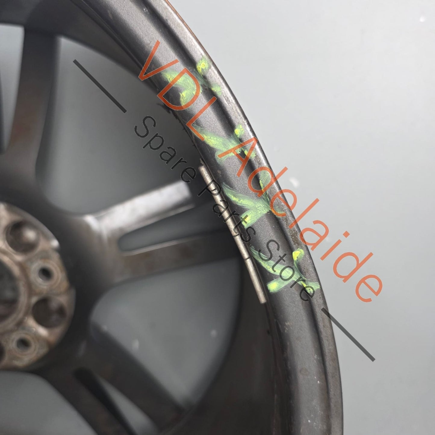 7P5601025M 95836214202   Porsche Cayenne Q7 Touareg 21in x 10in Alloy Wheel Turbo Design 7P5601025M 95836214202 #04 **MINOR DAMAGE*