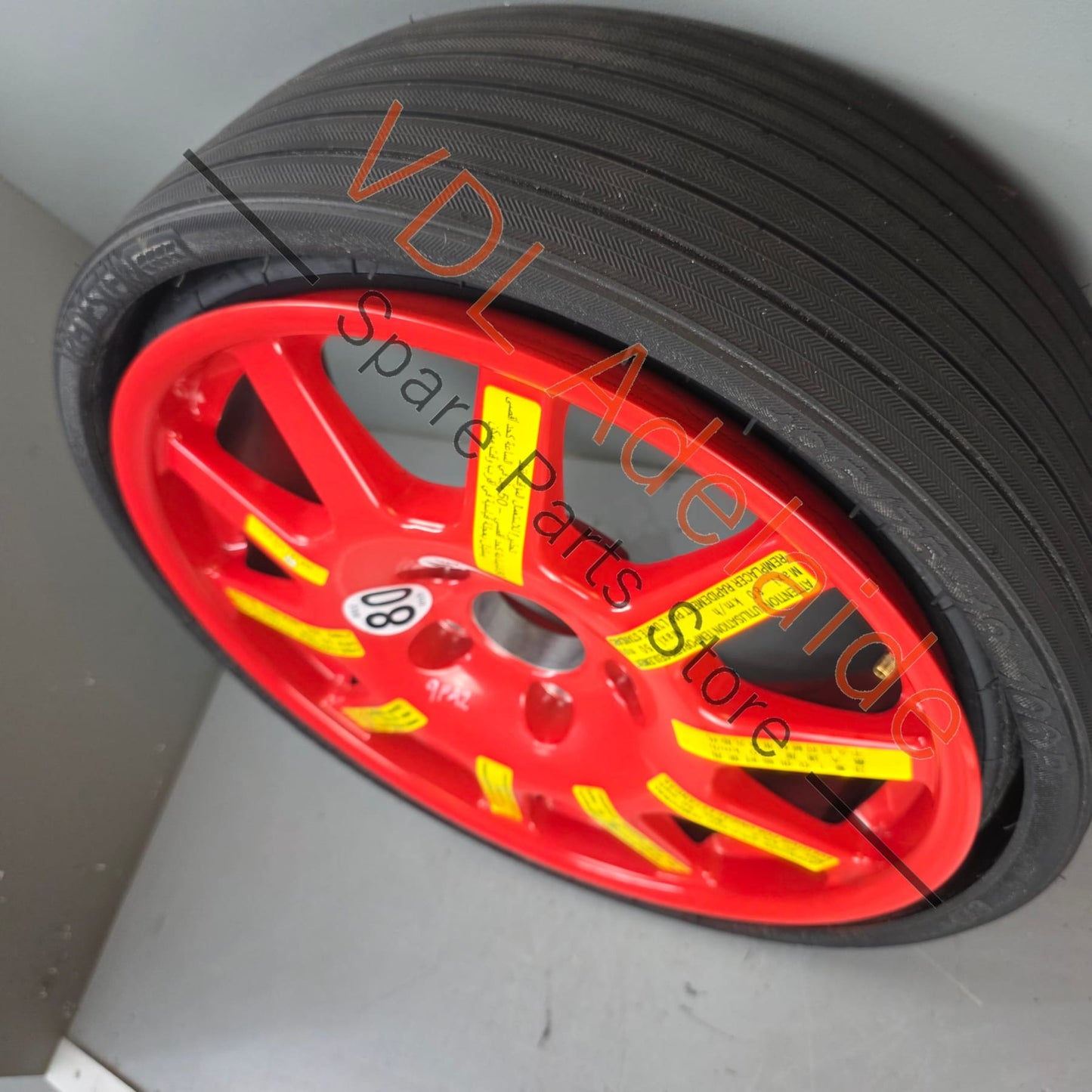 95836205000 95836205002   Porsche Cayenne Q7 Touareg 18in x 6.5in Space Saver Collapsible Alloy Wheel 195 75 18in