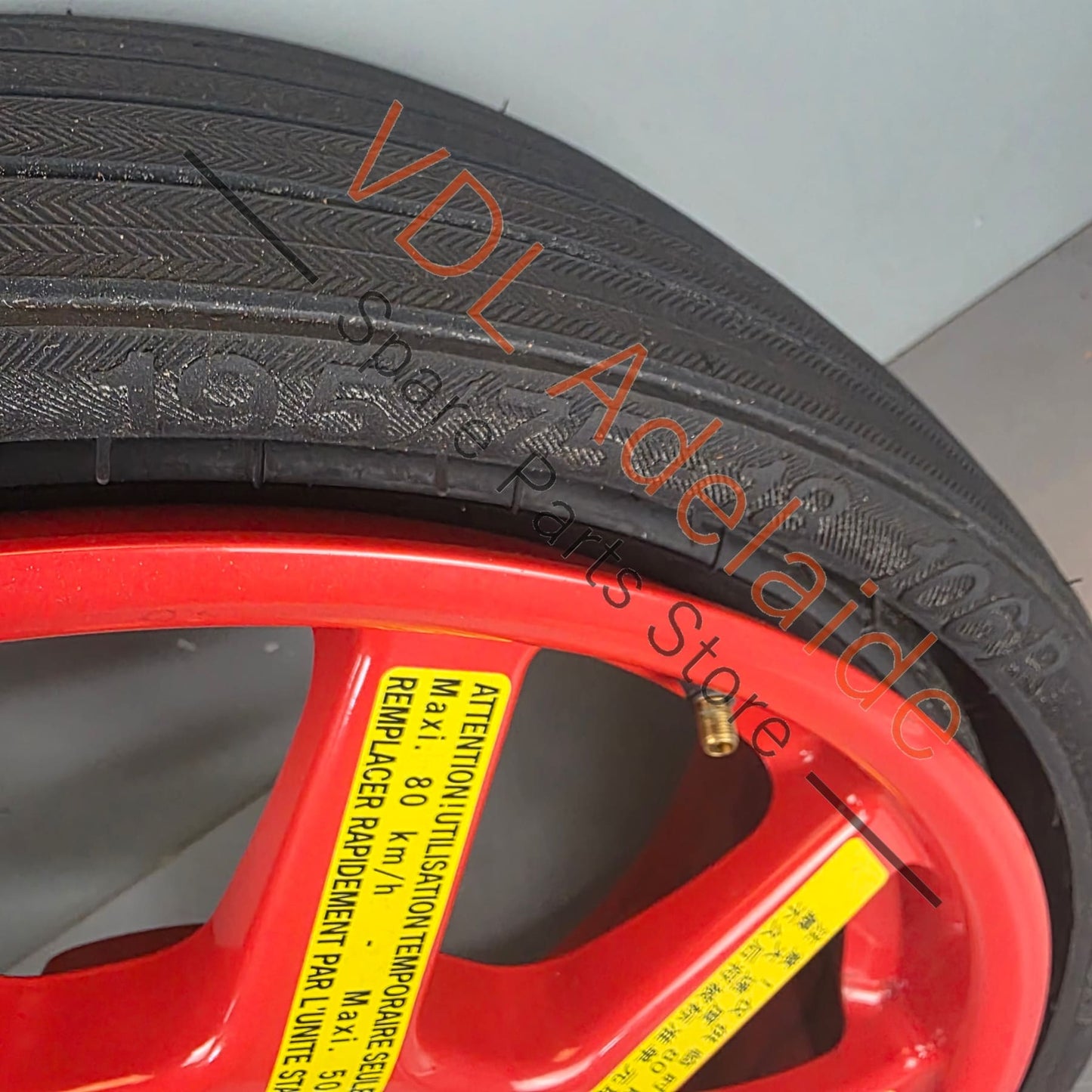 95836205000 95836205002   Porsche Cayenne Q7 Touareg 18in x 6.5in Space Saver Collapsible Alloy Wheel 195 75 18in