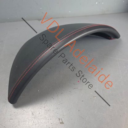 958858277AIVE 95855227701IVE   Porsche Cayenne GTS 958 92A Dashboard Instrument Cluster Cover Lid Leather w Red Stitch