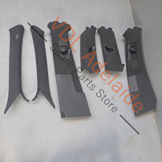 95855523308 95855523301 958555233082W0  Porsche Cayenne GTS 958 92A Alcantara Interior A B and C Pillar Trim Set