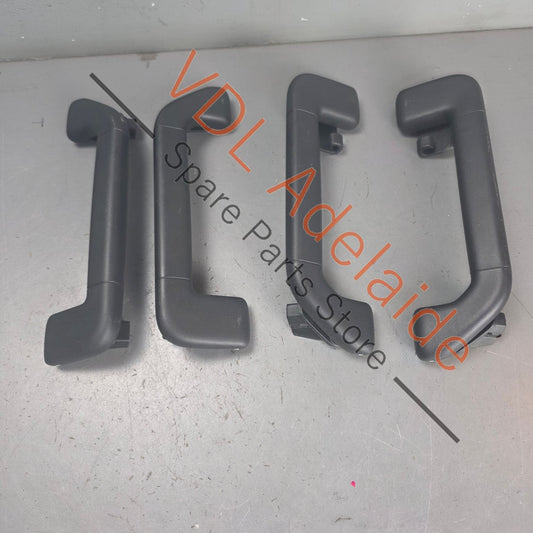 7P0857643B 7P0857644B   Porsche Cayenne 958 Touareg 7P Roof Grab Handle Set Black 7P0857643B 7P0857644B
