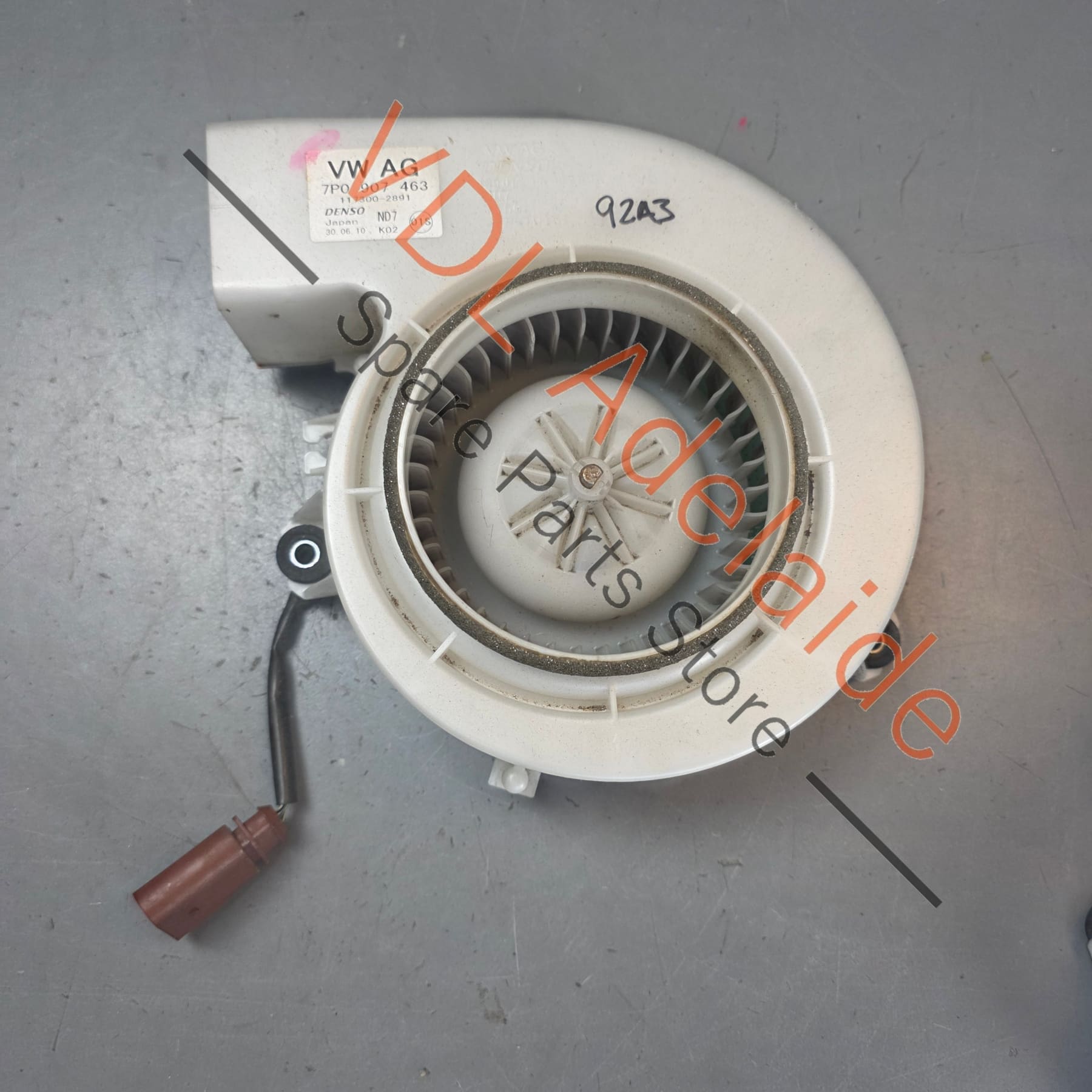 7P0907463 95862446300   Porsche Cayenne Hybrid Battery Fan Motor Blower 7P0907463 95862446300