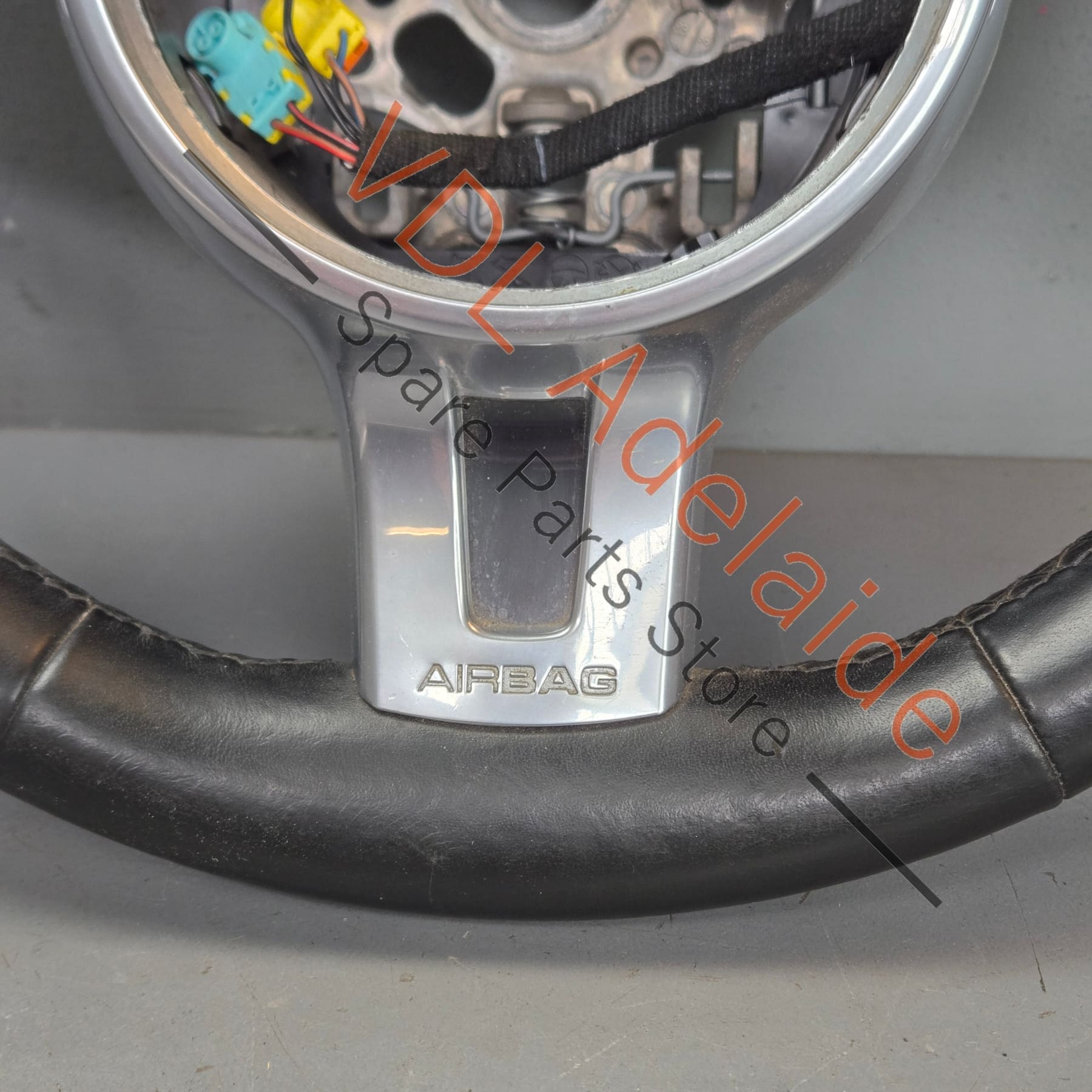 97034780394A34 7PP419091CC   Porsche Cayenne GTS Turbo 958 92A Steering Wheel with Shift Paddles