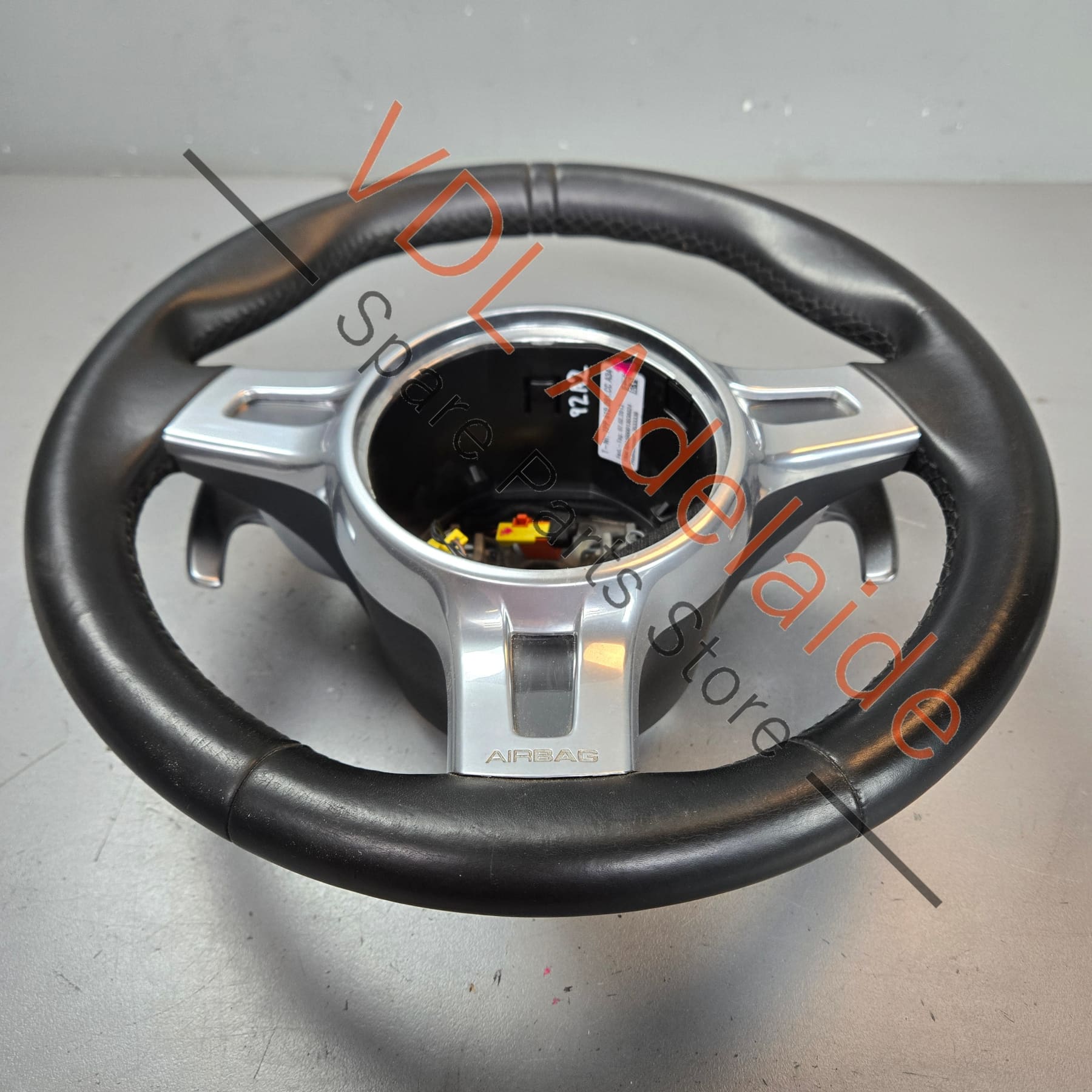 97034780394A34 7PP419091CC   Porsche Cayenne GTS Turbo 958 92A Steering Wheel with Shift Paddles