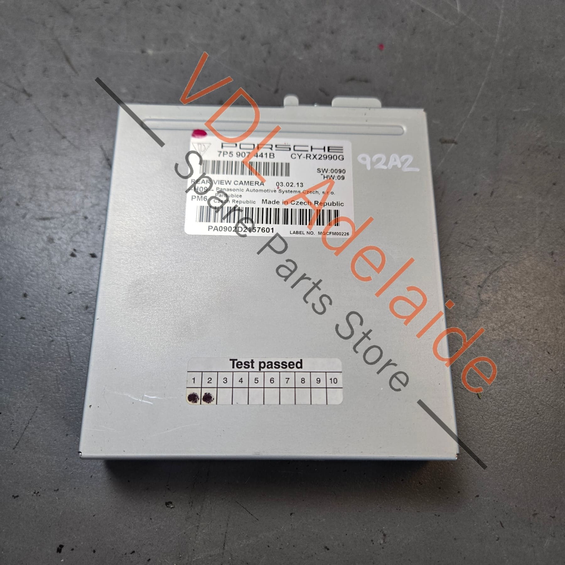 7P5907441B 95861804500   Porsche Cayenne Reverse Camera Control Unit 7P5907441B 95861804500