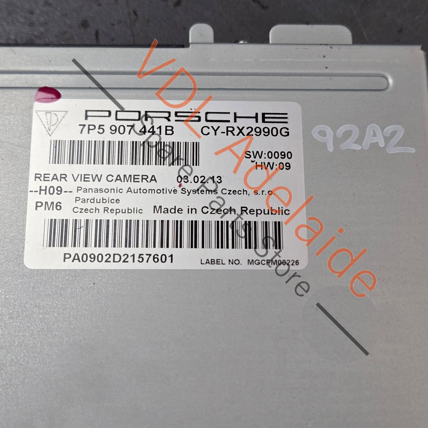 7P5907441B 95861804500   Porsche Cayenne Reverse Camera Control Unit 7P5907441B 95861804500