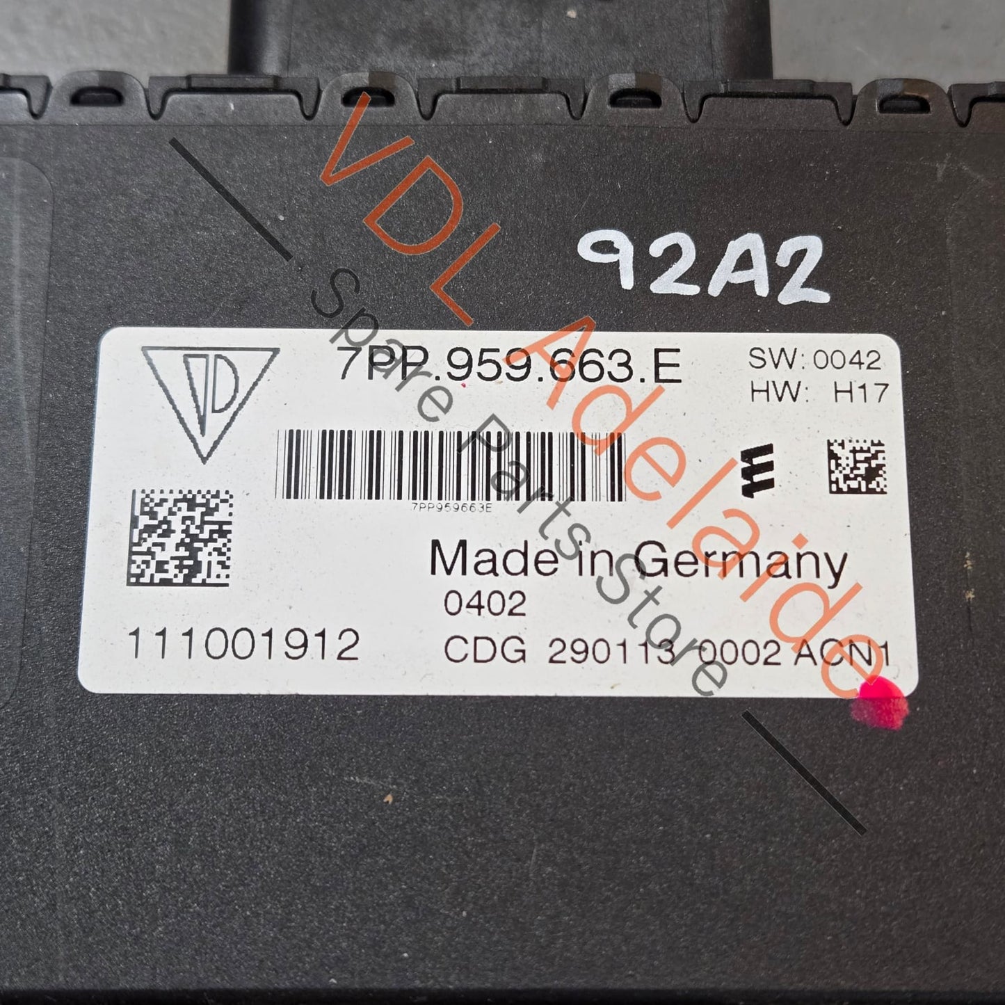 7PP959663E    Porsche Voltage Stabiliser for Stop Start 7PP959663E