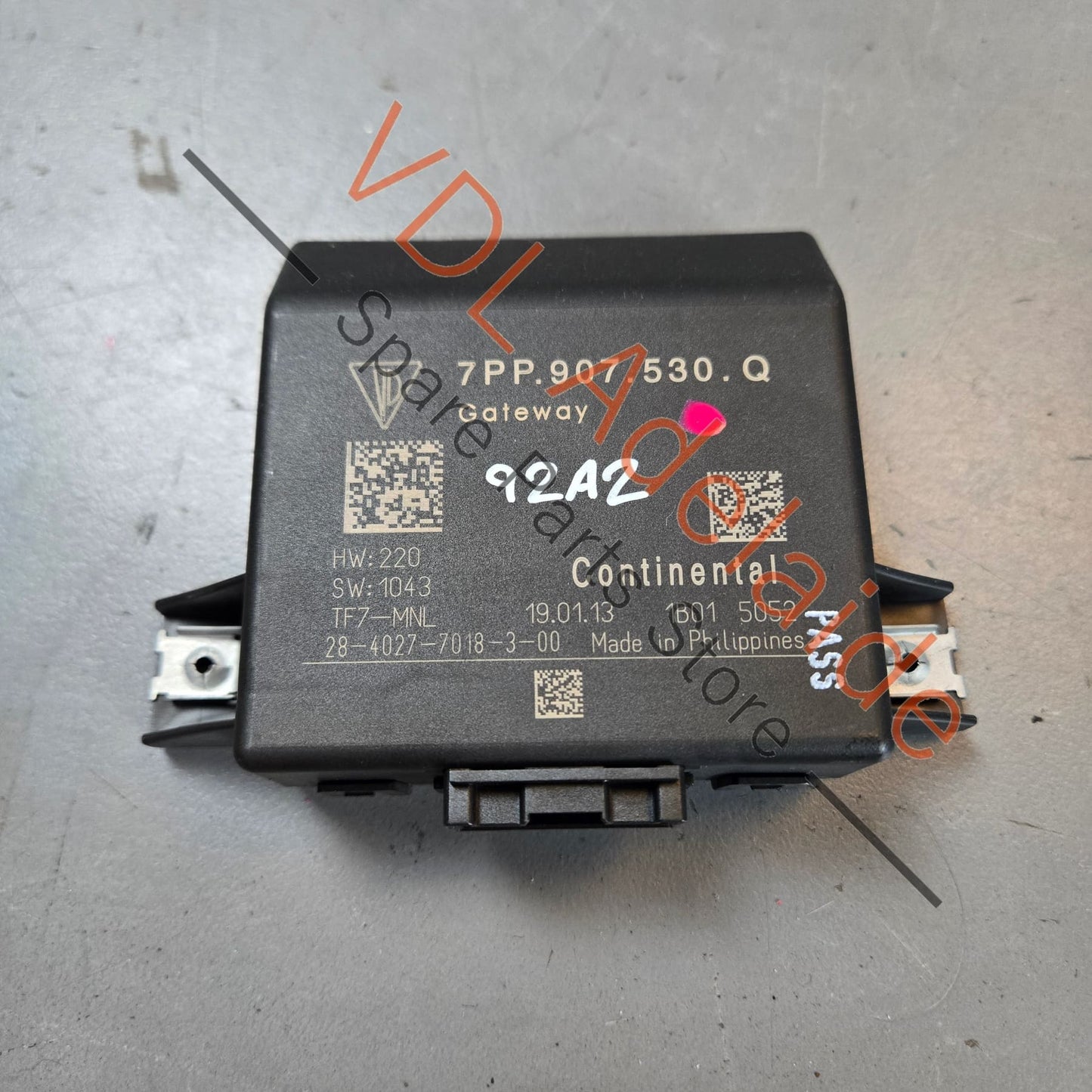 7PP907530Q 7PP907530R   Porsche Cayenne 958 Central Gateway CGW 7PP907530Q 7PP907530R