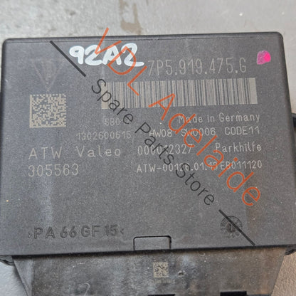 7P5919475G    Porsche Parking Control Module 7P5919475G