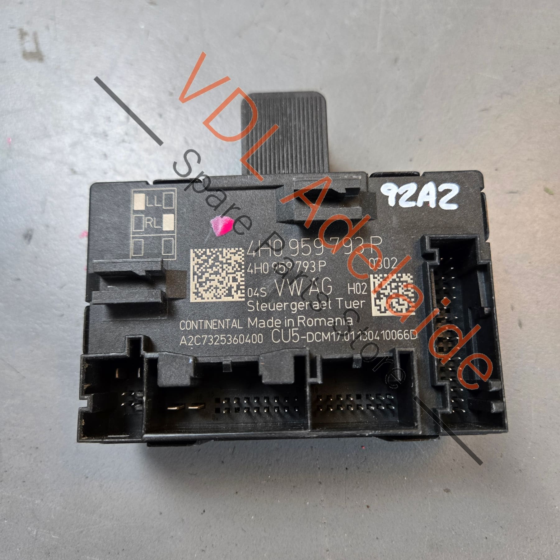 4H0959793P 4H0959793AC   Porsche Drivers Door Control Module 4H0959793P 4H0959793AC