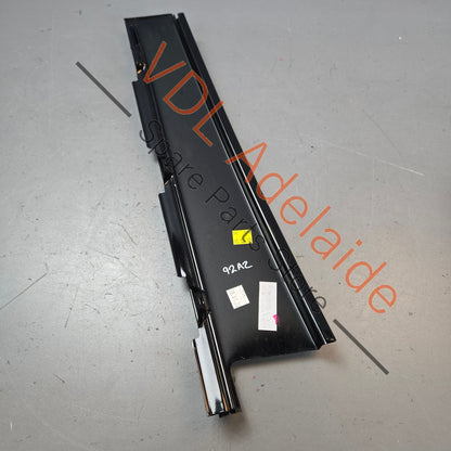 95855931801 7P5853318   Porsche Cayenne Front Right Door B Pillar Exterior Moulding Trim 7P5853318 95855931801 GW1 Gloss Black