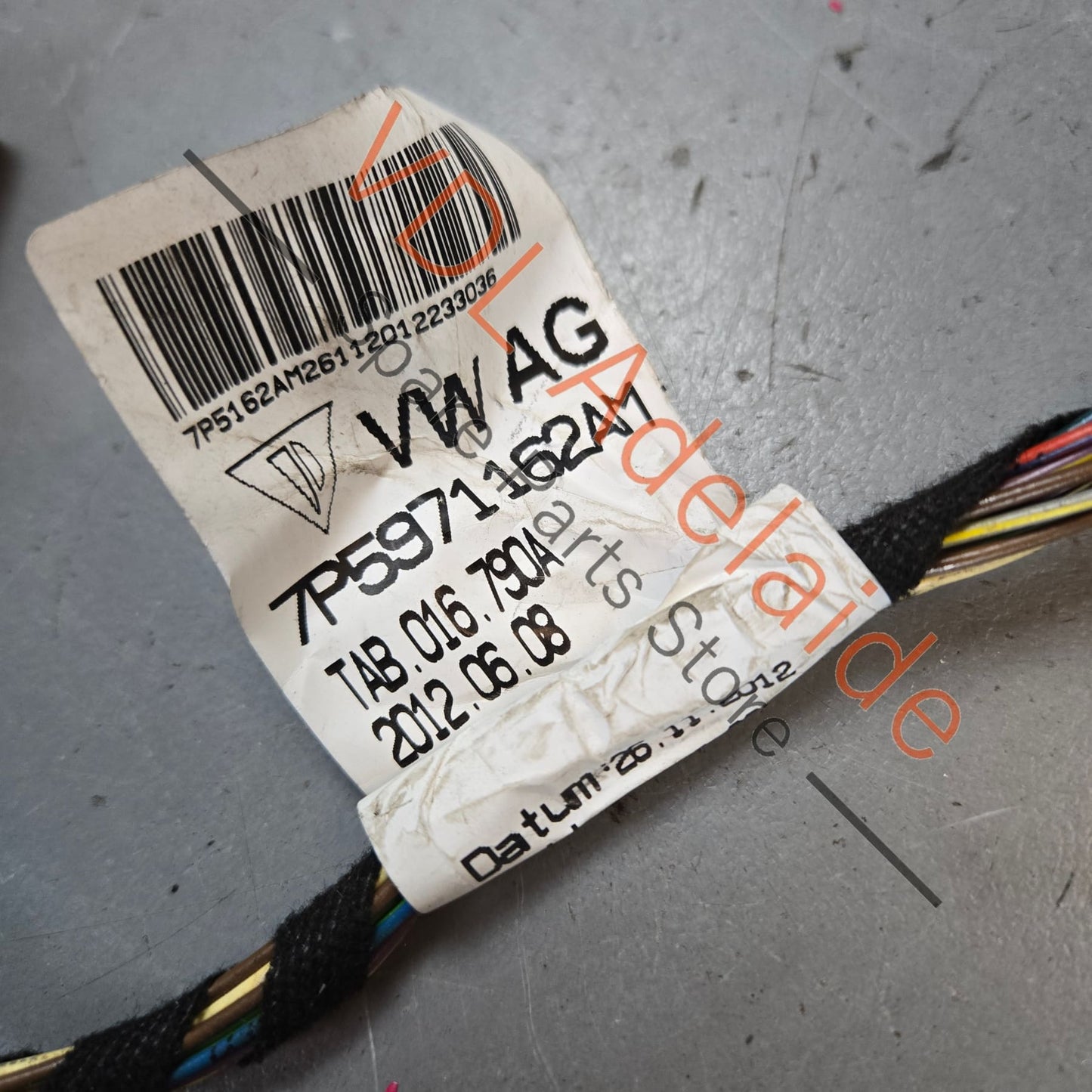 7P5971162AM    Porsche Cayenne 958 Front Right Side Door Wire Harness 7P5971162AM