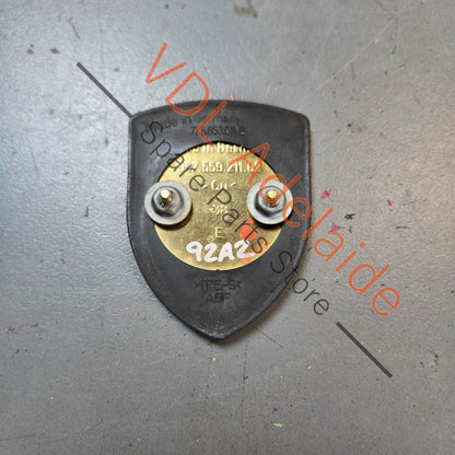 9P1853601 95855960100   Genuine Porsche Crest Bonnet Badge Gold 95855960100 9P1853601 99755921102