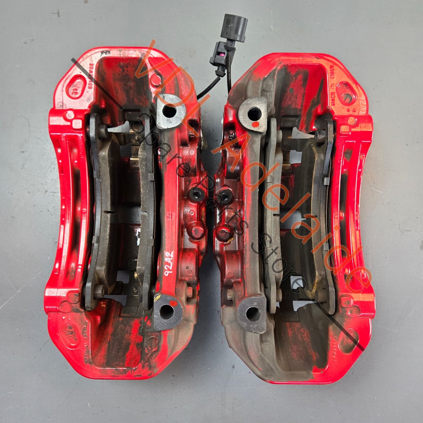 7PP615149AT 7PP615150AT 7PP615150J Porsche Cayenne GTS 92A 958 Red Front Brake Caliper Set suit 360 x 36 rotor
