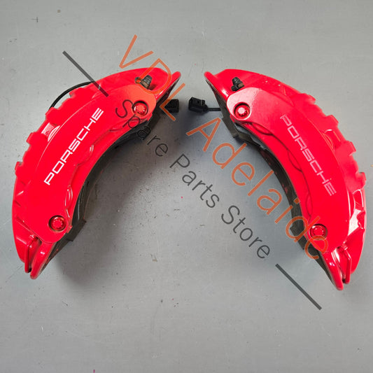 7PP615149AT 7PP615150AT 7PP615150J Porsche Cayenne GTS 92A 958 Red Front Brake Caliper Set suit 360 x 36 rotor