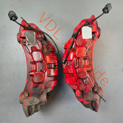7PP615149AT 7PP615150AT 7PP615150J Porsche Cayenne GTS 92A 958 Red Front Brake Caliper Set suit 360 x 36 rotor