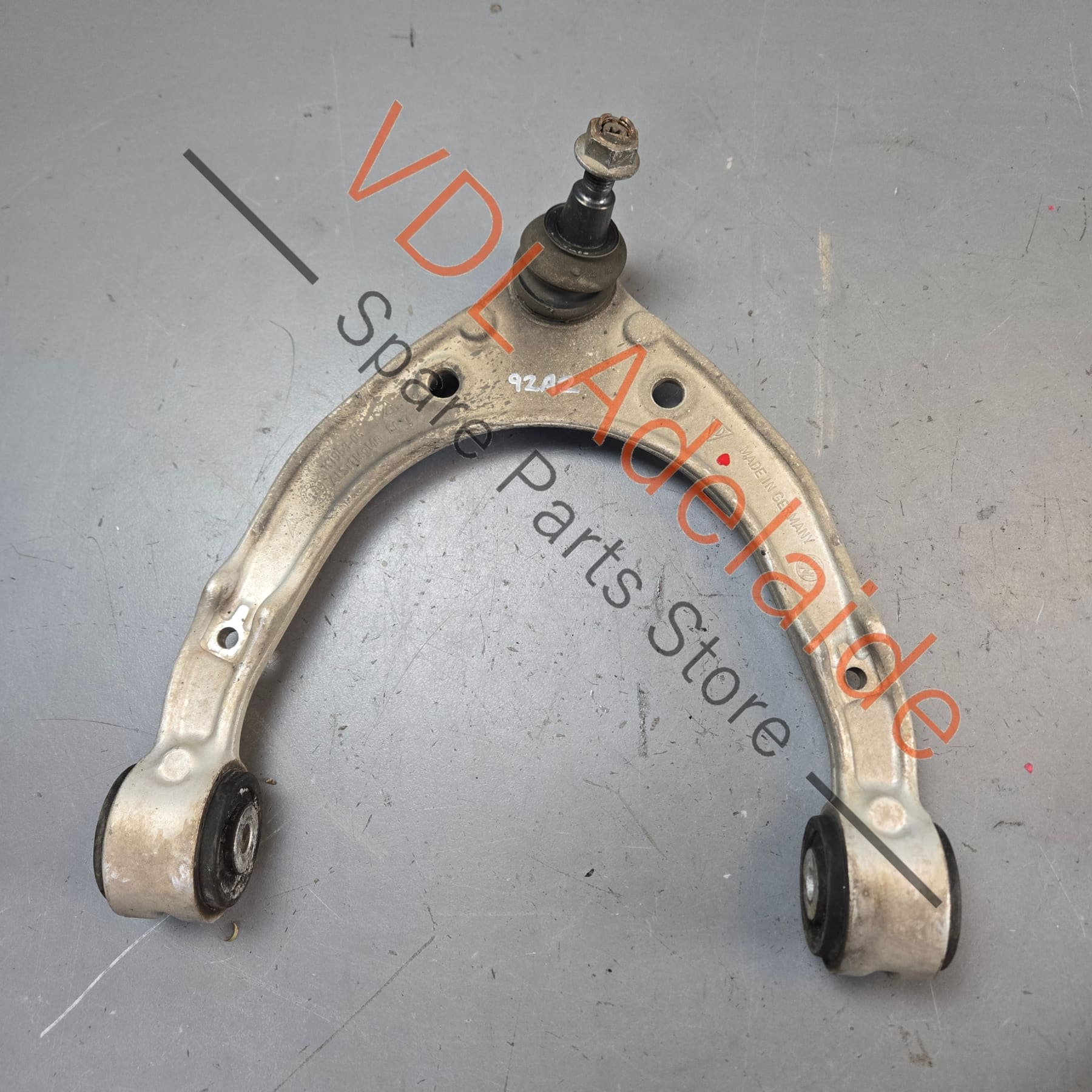 95834105100   Genuine OEM Porsche Cayenne 92A 958 Pair of Front Upper Wishbone Control Arm 95834105100