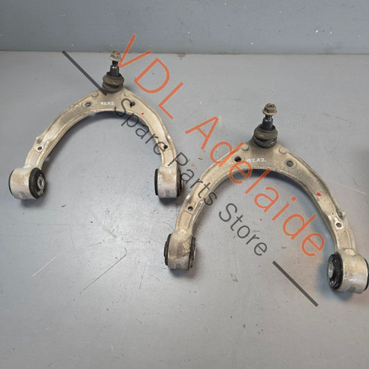 95834105100   Genuine OEM Porsche Cayenne 92A 958 Pair of Front Upper Wishbone Control Arm 95834105100