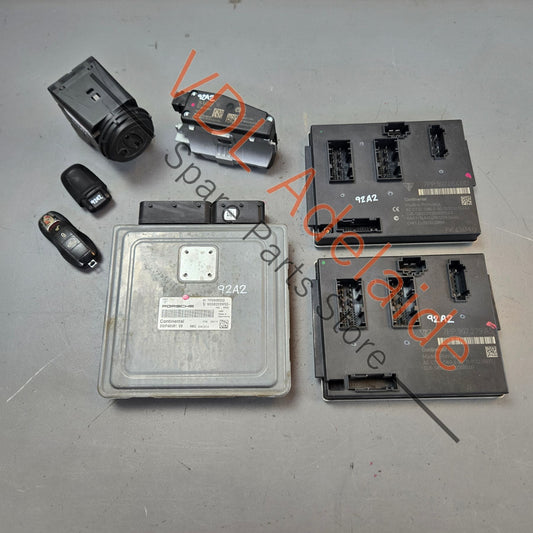 95861860400 7PP907064GD 7PP907279AS Porsche Cayenne 92A 958 GTS DME Key Set ECU and BCM complete