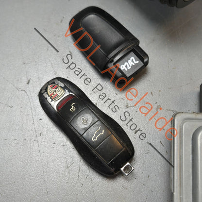 95861860400 7PP907064GD 7PP907279AS Porsche Cayenne 92A 958 GTS DME Key Set ECU and BCM complete