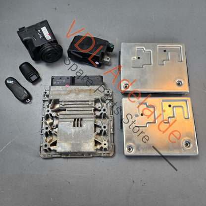 95861860400 7PP907064GD 7PP907279AS Porsche Cayenne 92A 958 GTS DME Key Set ECU and BCM complete
