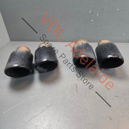 95811125180 95811125180  Porsche Cayenne GTS 92A 958 Set of Exhaust Tips 95811125180 95811125180
