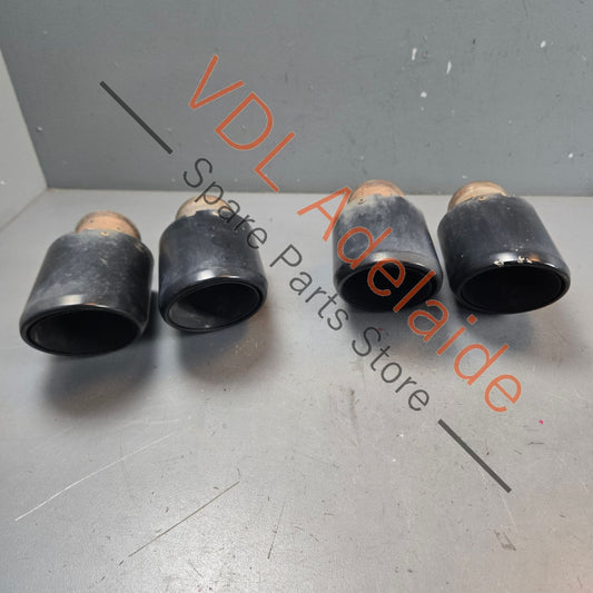 95811125180 95811125180  Porsche Cayenne GTS 92A 958 Set of Exhaust Tips 95811125180 95811125180
