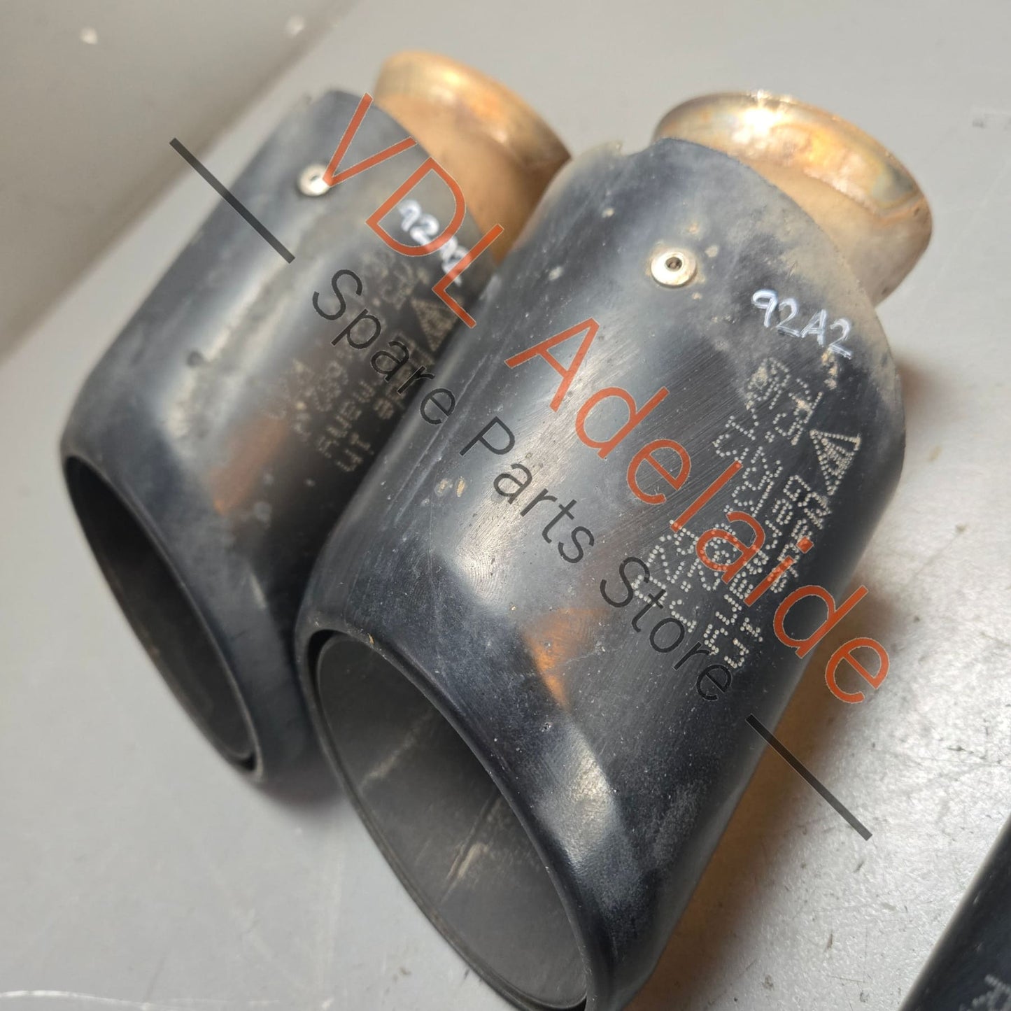 95811125180 95811125180  Porsche Cayenne GTS 92A 958 Set of Exhaust Tips 95811125180 95811125180
