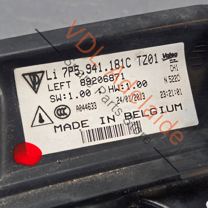 7P5941181C 95863118110  Porsche Cayenne GTS 92A 958 Left DRL Driving Light 95863118110 7P5941181C