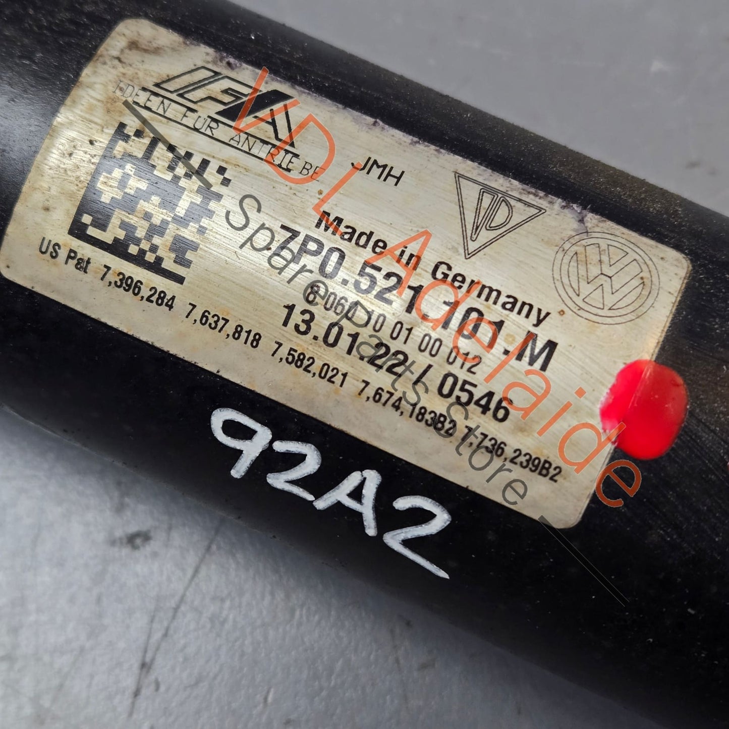 7P0521101M 95842101003 958521101B Porsche Cayenne 92A 958 Front Propeller Cardan Shaft 7P0521101M 95842101003 958521101B