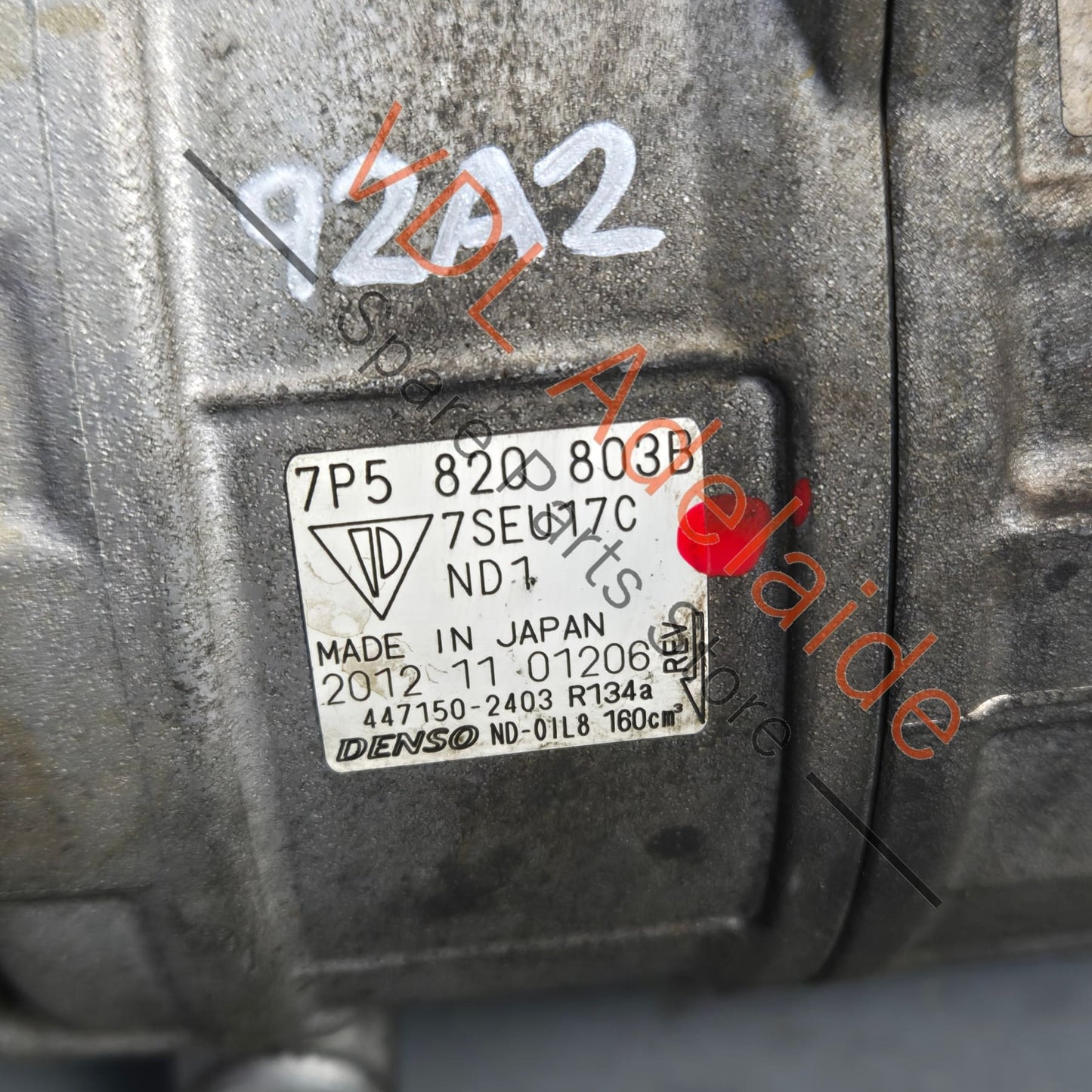 95812601401 7P5820803B  Porsche Cayenne 92A 958 AC Compressor 95812601401 7P5820803B