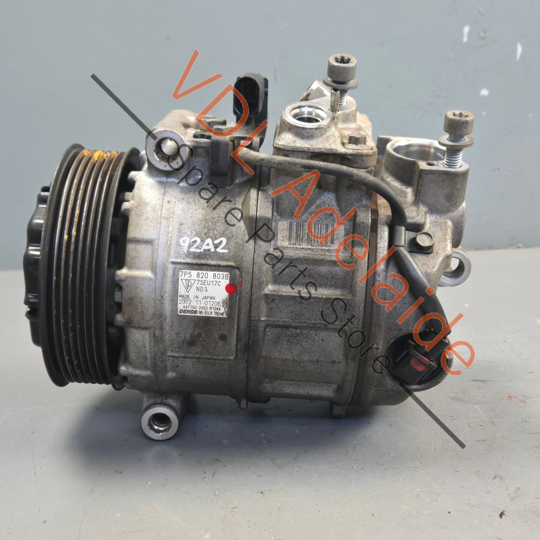 95812601401 7P5820803B  Porsche Cayenne 92A 958 AC Compressor 95812601401 7P5820803B