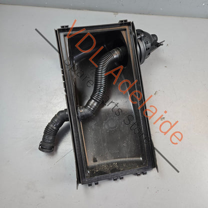 7P5128607H 95811002185  Porsche Cayenne 92A 958 GTS Left Air Filter Box 95811002185 7P5128607H With Noise Inducer Pipe