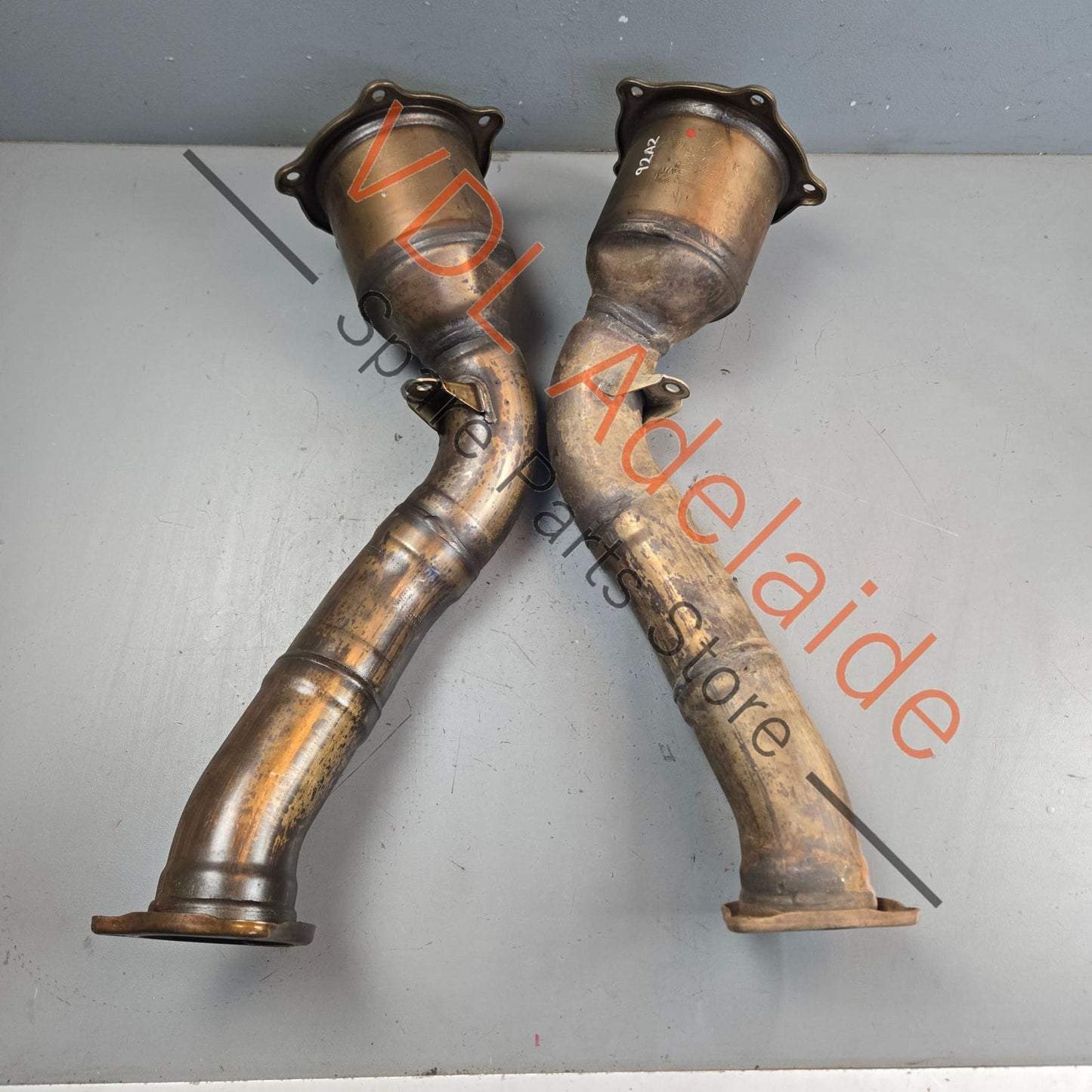 958113022AX 958113021AX  Porsche Cayenne 92A 958 GTS V8 4.8 Pair of Catalytic Converters Exhaust 958113021AX 958113022AX